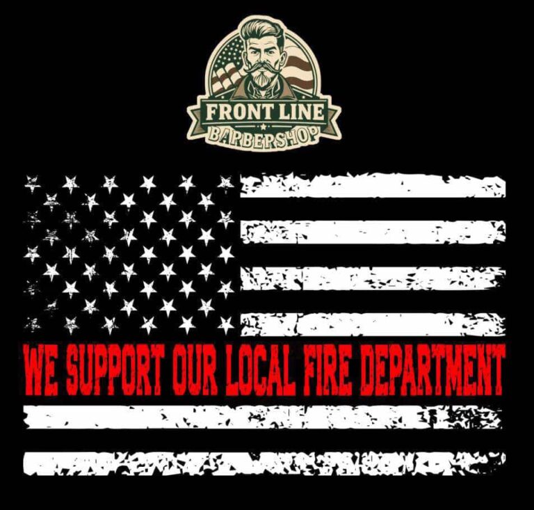 front lines barbershop supports local fire department beverly hills fl min